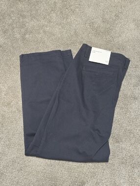 LOFT Dark Navy Cropped Ankle Pants